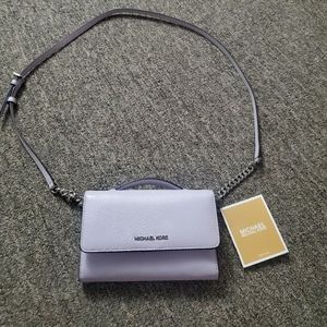 Michael Kors lilac crossbody or clutch